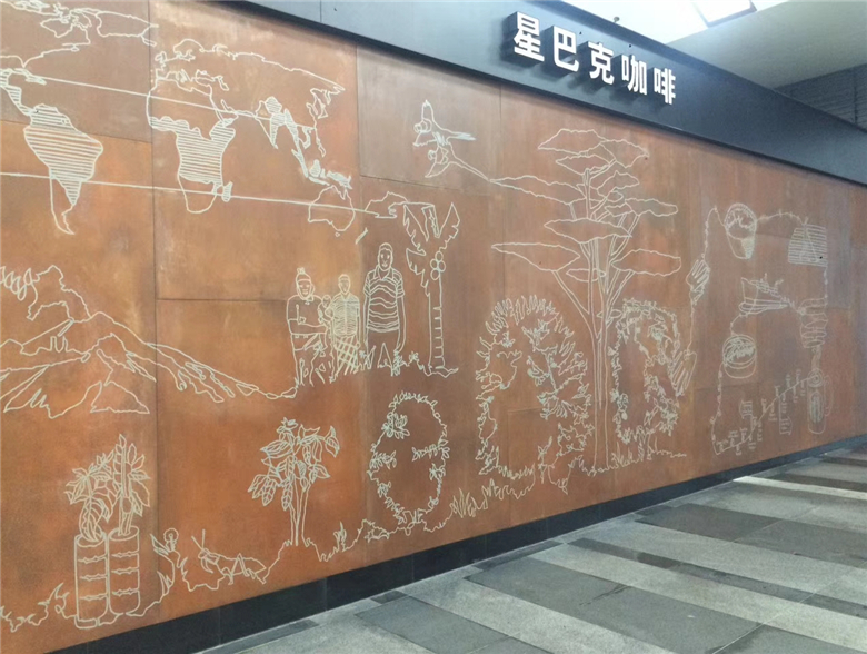 芙蓉耐候钢幕墙